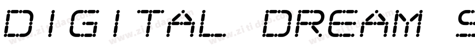 Digital dream Skew Narrow字体转换